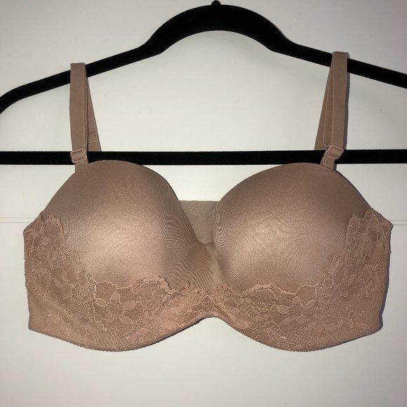 Victoria's Secret Other - VS Nude Lace Convertible Bra (34D)